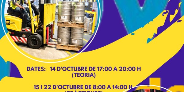 CURS CONDUCTOR/A DE CARRETÓ ELEVADOR FRONTAL I RETRÀCTIL A SANT SADURNÍ D’ANOIA