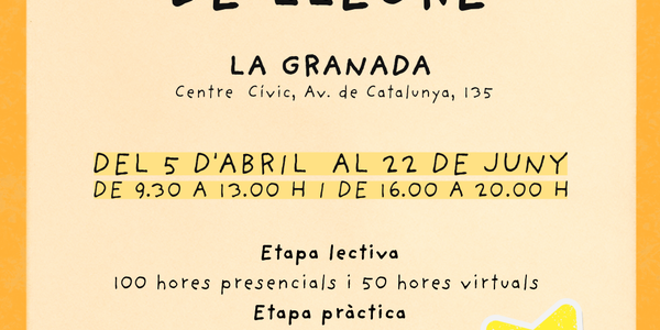 CURS DE MONITORS/ES DE LLEURE A LA GRANADA (COMPLET)