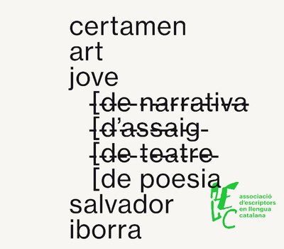 6ª CONVOCATÒRIA DEL CERTAMEN ART JOVE DE POESIA