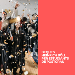 BEQUES HEINRICH BÖLL PER ESTUDIANTS DE POSTGRAU