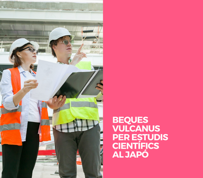 BEQUES VULCANUS PER ESTUDIS CIENTÍFICS AL JAPÓ