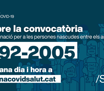 CAMPANYA DE VACUNACIÓ CONTRA LA COVID-19 PER A PERSONES JOVES ENTRE 16 A 29 ANYS