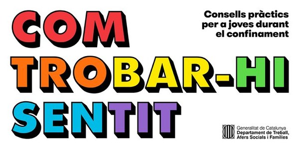 Consells pràctics per a joves durant el confinament.