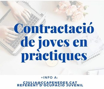 Contractació laboral en pràctiques de persones joves amb formació, beneficiàries del Programa de Garantia Juvenil a Catalunya