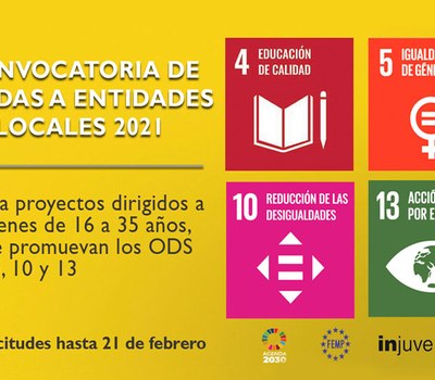 CONVOCATÒRIA D'AJUDES A ENTITATS LOCALS 2021