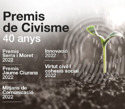 CONVOCATÒRIA DELS PREMIS DE CIVISME A LA'ACTUACIÓ JUVENIL