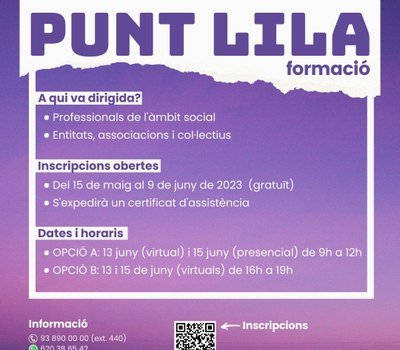 CURS DE FORMACIÓ DE PUNTS LILES