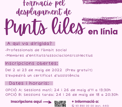 CURS DE FORMACIÓ DE PUNTS LILES