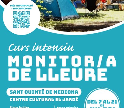 CURS DE MONITORS/ES DE LLEURE A SANT QUINTÍ DE MEDIONA