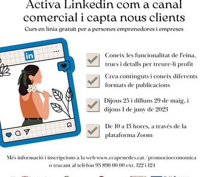CURS EN LÍNIA PER A PERSONES EMPRENDEDORES I EMPRESES
