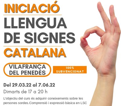 CURS DE COMUNICACIÓ EN LLENGUA DE SIGNES