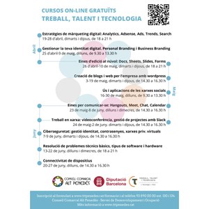 CURSOS DE FORMACIÓ EN LÍNIA GRATUÏTS