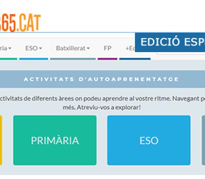 EDICIÓ ESPECIAL EDU365 COVID19