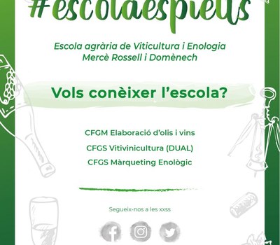 Jornada de Portes Obertes Virtual de l'Escola Agrària de Viticultura i Enologia