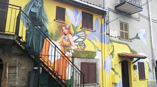 LAST CALL!STreet ART- INTERCANVI JUVENIL A VITERBO,  ITÀLIA.