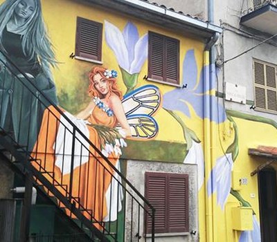 LAST CALL!STreet ART- INTERCANVI JUVENIL A VITERBO,  ITÀLIA.
