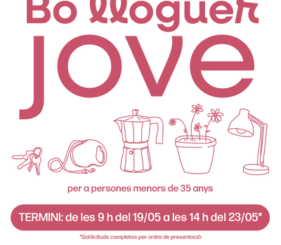 NOVA CONVOCATÒRIA DEL BO LLOGUER 2025