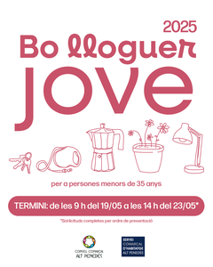NOVA CONVOCATÒRIA DEL BO LLOGUER 2025