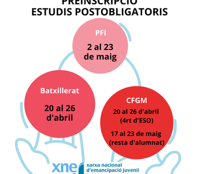 PREINSCRIPCIÓ ESTUDIS POSTOBLIGATORIS