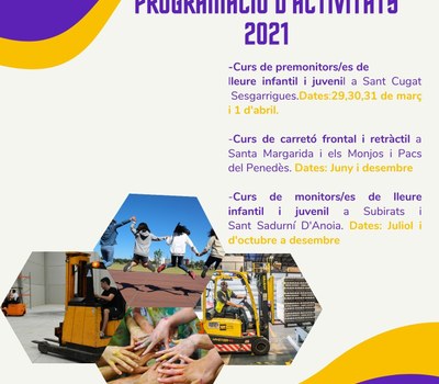 PROGRAMACIÓ D'ACTIVITATS 2021