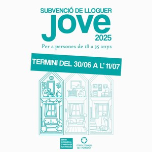 SUBVENCIÓ DE LLOGUER JOVE (fins a 35 anys)