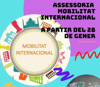 TORNA L'ASSESSORIA DE MOBILITAT INTERNACIONAL