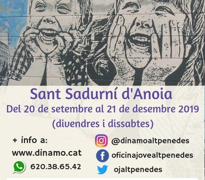 Curs de Monitor/a de lleure a Sant Sadurní d' Anoia (comença el 20 de Setembre).