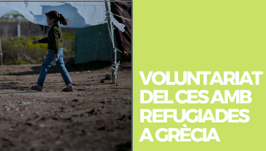 VOLUNTARIAT  DEL CES AMB  REFUGIADES  A GRÈCIA