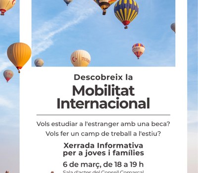 XERRADA INFORMATIVA: DESCOBREIX LA MOBILITAT INTERNACIONAL